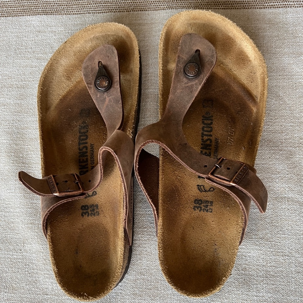 Birkenstock Gizeh Mocha 38 (7-7.5)
